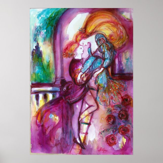 ROMEO AND JULIET Romantic Valentines's Day Poster (Front)
