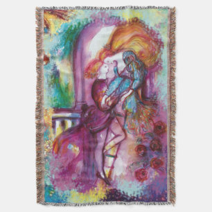ROMEO AND JULIET Romantic Valentines's Day Throw Blanket