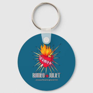 Romeo And Juliet Sacred Heart, Ghosted By Rosaline Keychain