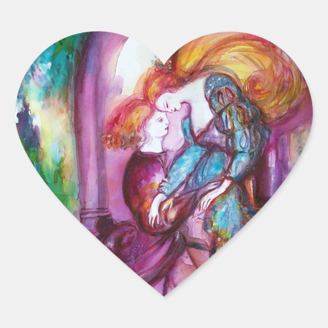 ROMEO AND JULIET / Valentine's Day Heart Sticker (Front)