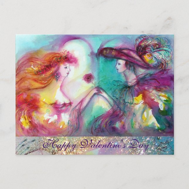 ROMEO AND JULIET Valentine's Day Holiday Postcard (Front)