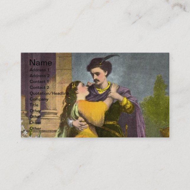 Romeo & Juliet Business Card (Front)