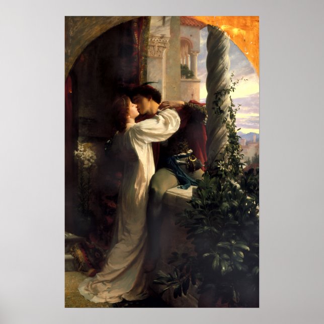 Romeo & Juliet by Frank Dicksee Poster (Front)