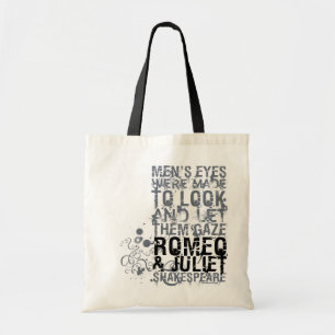 Romeo & Juliet Men Quote Tote Bag