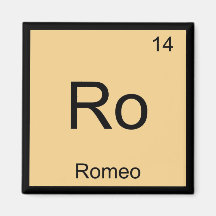 Romeo Name Chemistry Element Periodic Table