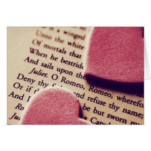 Romeo oh romeo hearts card