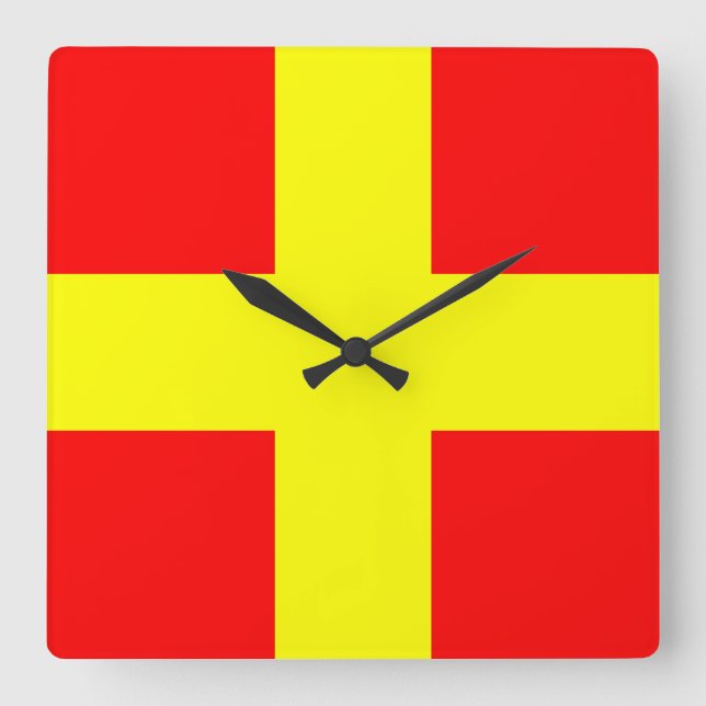 ROMEO SQUARE WALL CLOCK (Front)