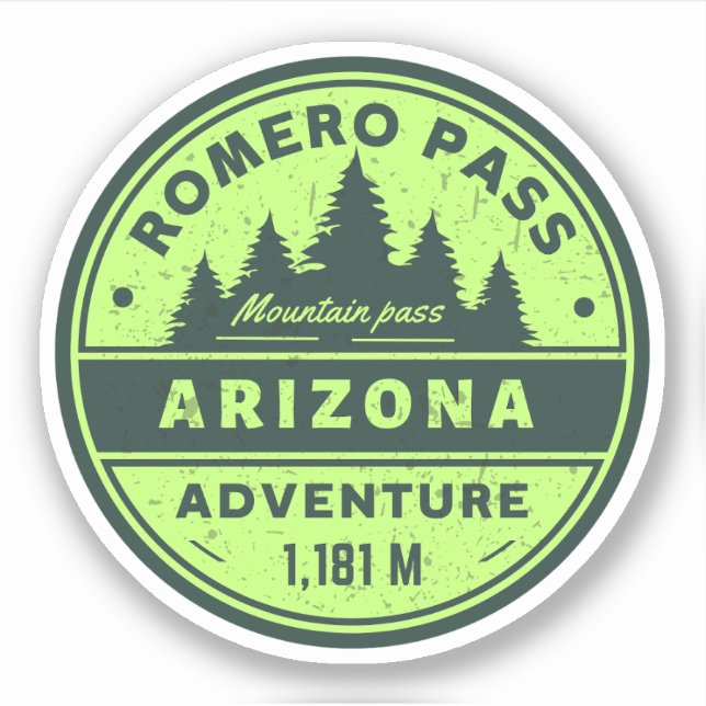 Romero pass, Arizona hiking alpine passes (Front)