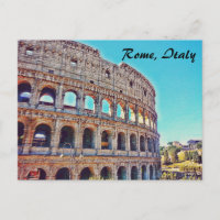 Rome's Colosseum Postcard