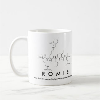 ROMIE peptide name mug