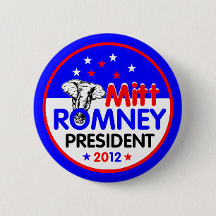 Romney 2012 Button