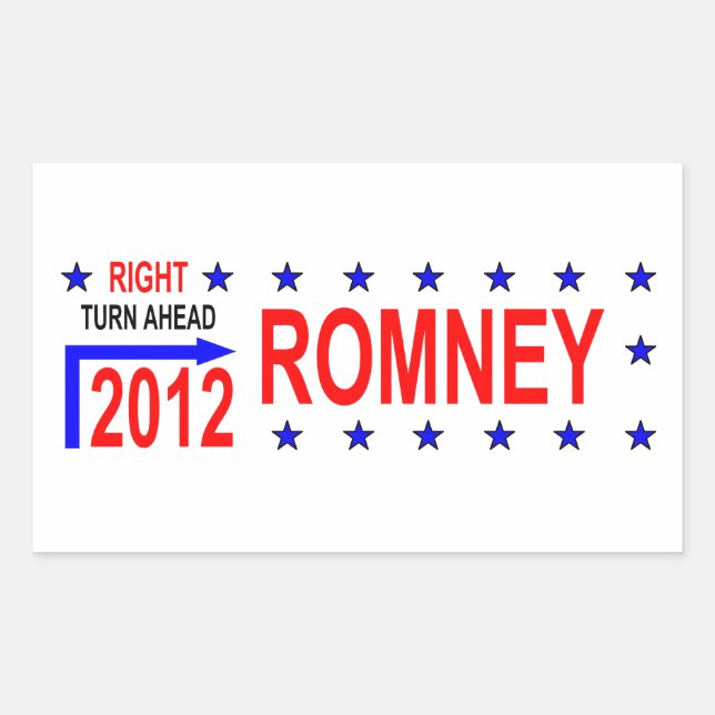 ROMNEY 2012 STICKER (Front)