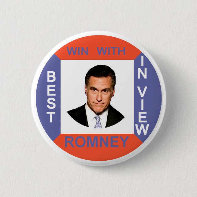 ROMNEY 2 INCH ROUND BUTTON (Front)