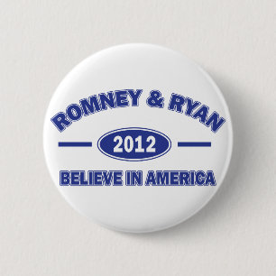 Romney And Ryan 2012 2 Inch Round Button