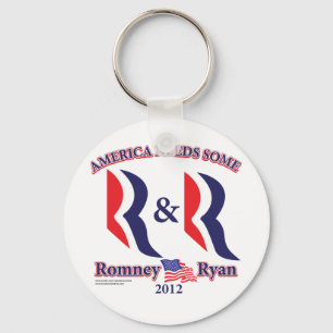 Romney and Ryan Keychain