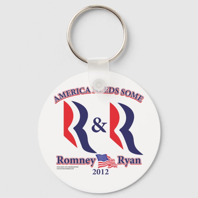 Romney and Ryan Keychain (Front)