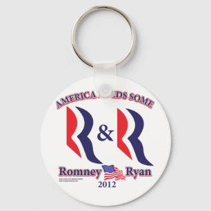 Romney and Ryan Keychain