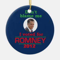 Romney Dont Blame Me