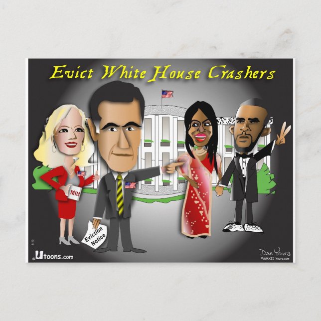 Romney Eviction Notice Postcard (Front)