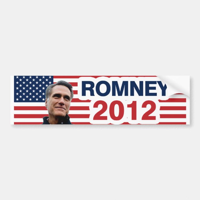 Romney for president bumper sticker (Front)