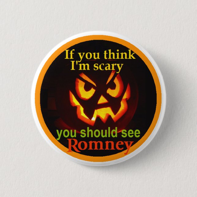Romney Halloween Button (Front)