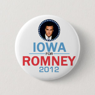 Romney Iowa Button