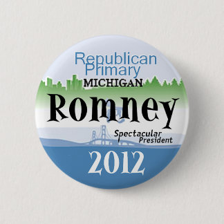 Romney Michigan 2 Inch Round Button