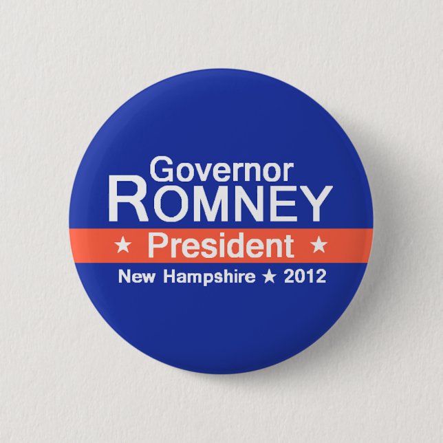 Romney NH 2012 Button (Front)