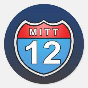 Romney Road to the White House Classic Round Sticker