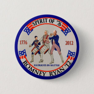Romney Ryan '12 2 Inch Round Button