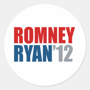 ROMNEY RYAN 12.png Classic Round Sticker