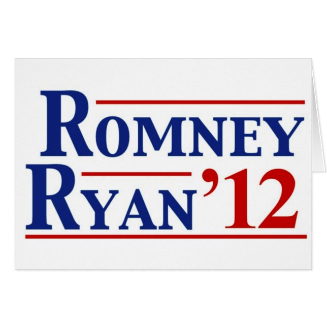 Romney Ryan 2012 (Devant horizontal)