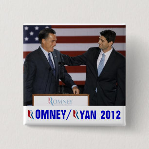 Romney/Ryan 2012 2 Inch Square Button