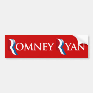 ROMNEY RYAN 2012 BANNER.png Bumper Sticker