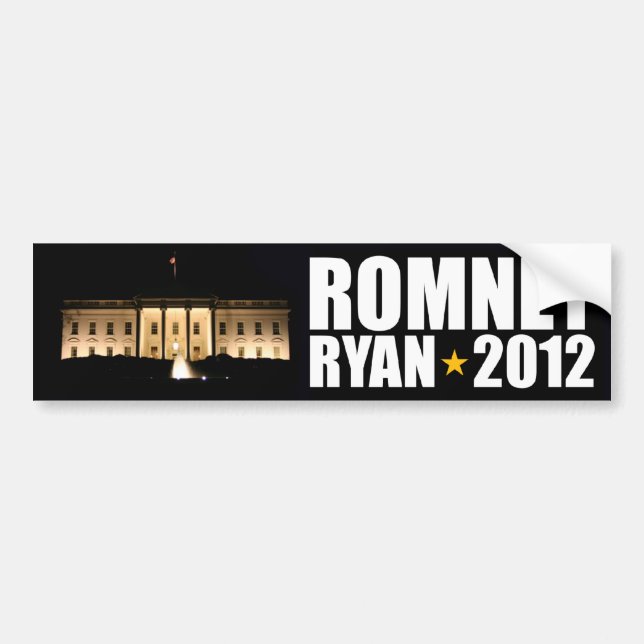 Romney - Ryan - 2012 Bumper Sticker (Front)