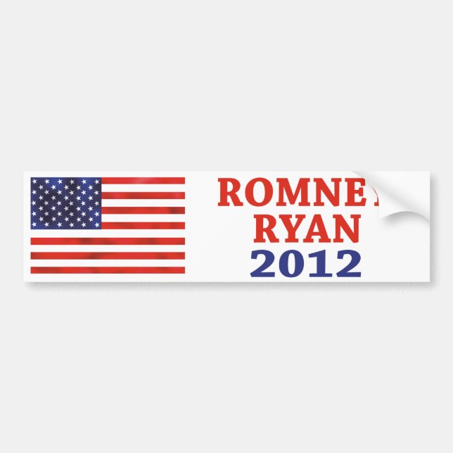 Romney Ryan 2012 bumper sticker (Front)