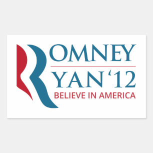 Romney / Ryan 2012 for US President and VP Sticker