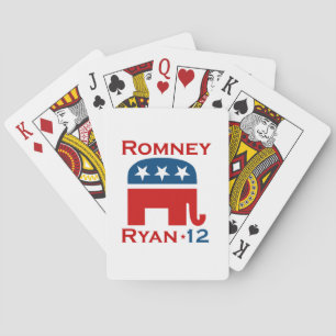 ROMNEY RYAN 2012 GOP PLAYING CARDS