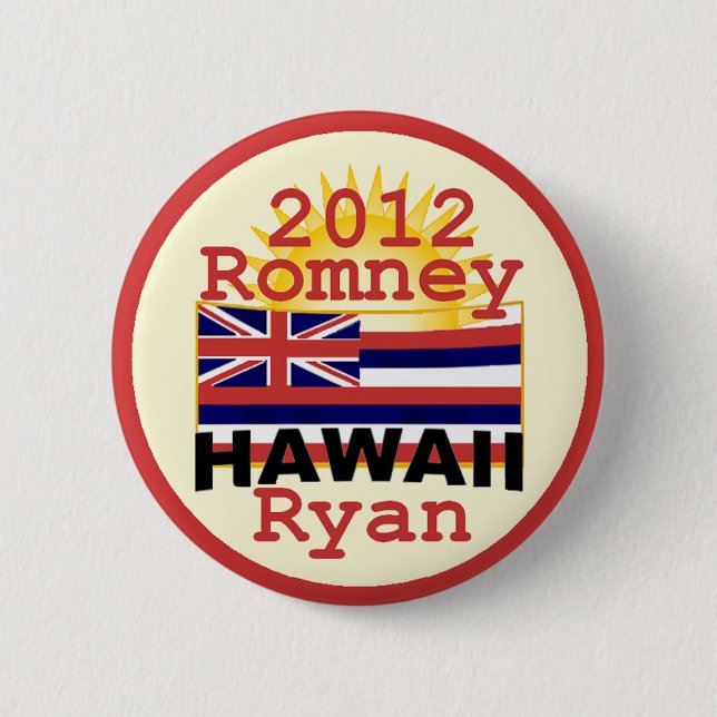 Romney Ryan 2 Inch Round Button (Front)