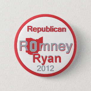 Romney Ryan 2 Inch Round Button