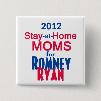 Romney Ryan 2 Inch Square Button