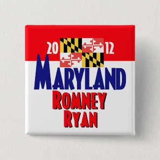 Romney Ryan 2 Inch Square Button