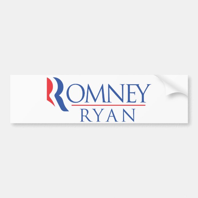 Romney Ryan  bumper sticker (Front)