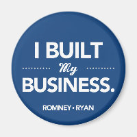 Romney Ryan I Built My Business (Blue)