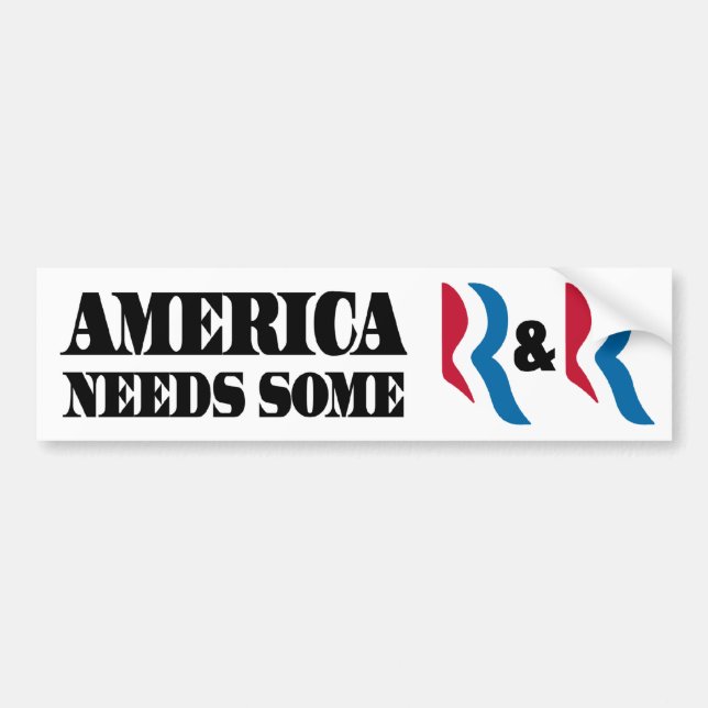 Romney - Ryan - R&R Bumper Sticker (Front)