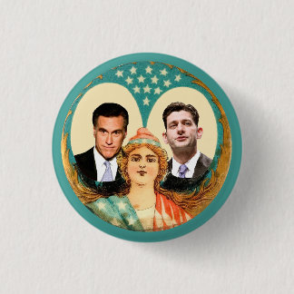 Romney Ryan Retro 1 Inch Round Button