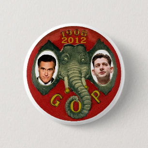 Romney Ryan Retro 2 Inch Round Button