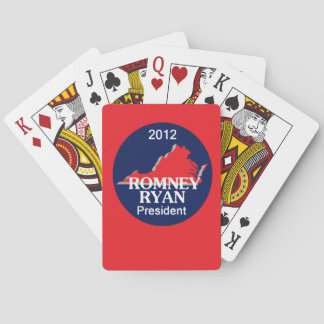 Romney Ryan VIRGINIA Playing Cards