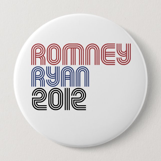 ROMNEY RYAN VP DISCO.png 4 Inch Round Button (Front)