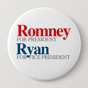 ROMNEY RYAN VP PICK.png 4 Inch Round Button